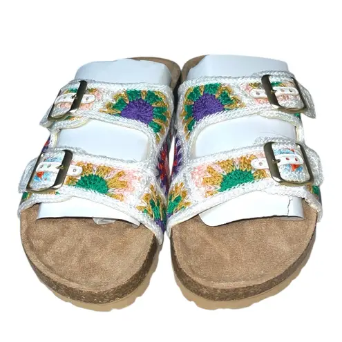 Dirty Laundry Granny Square Slide Sandals