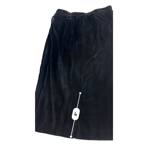 Jessica Howard Women's Black Velvet Skirt Suit Size 4