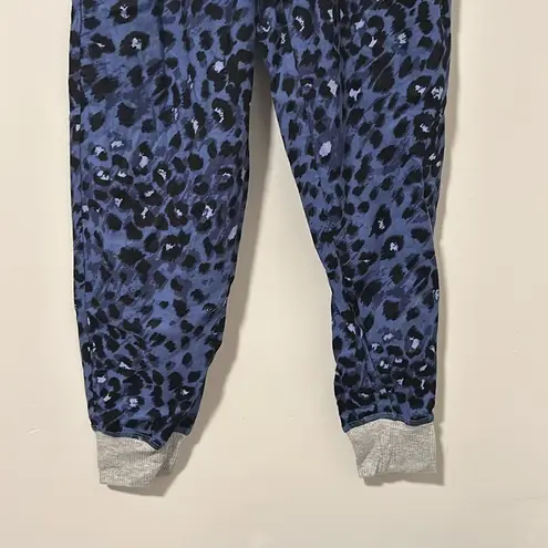 Aerie NWOT  Blue Cheetah Print Pajama Pant Joggers Size XS