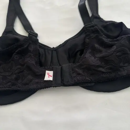 Wacoal Awareness 38C Black Bra Underwire Model 85567 Full Coverage