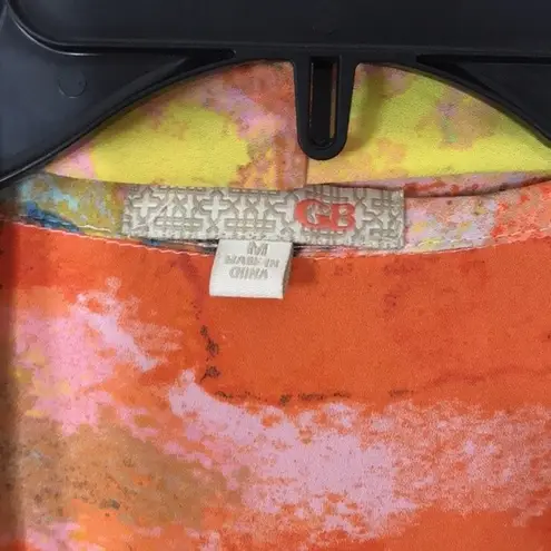 Gianni Bini  colorful fringe tassel open cardigan size medium girly beachy cute