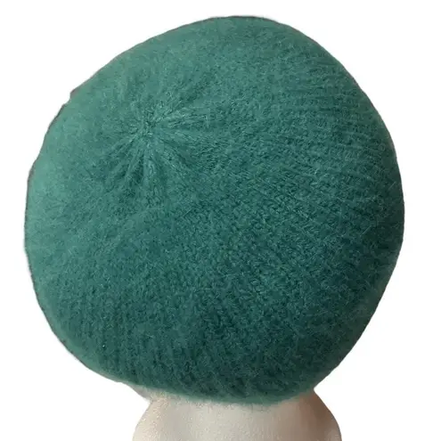 Vintage Italian Unbranded Unisex Dark Green Wool Blend Trendy Beret Hat OS