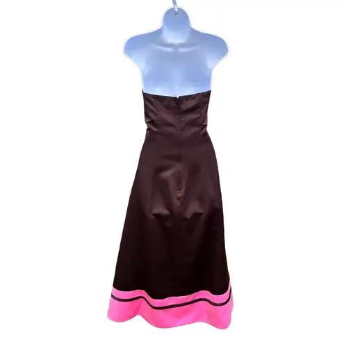 Jordan Vintage 1990’s  satin strapless gown