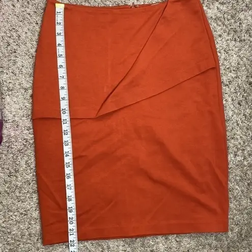 CAbi  NWOT Orange Turmeric Sweater Pencil Skirt #3099