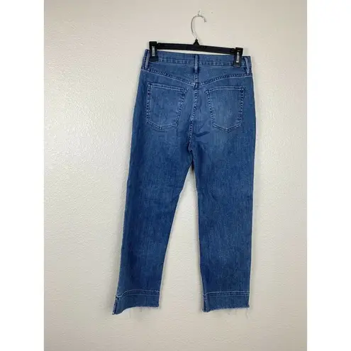 3x1  NYC Abigial Split Crop Jeans Frayed Hem High Rise