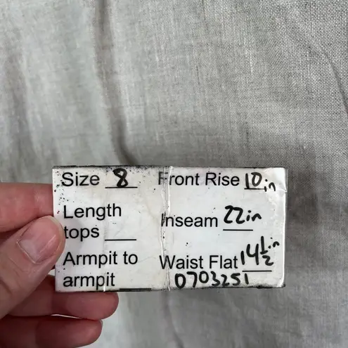 Saint James Womens Beige European Linen Crop Pants Size 8