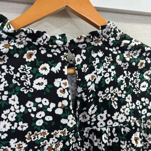 Boden‎ Easy Yoke Mini Jersey Dress | Heart Bloom Floral | Size 10 White