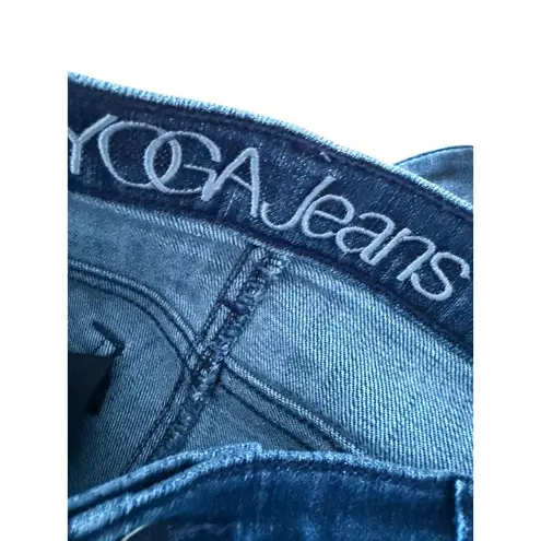YOGA JEANS Women’s Dark Wash Stretch Skinny Jeans Size 30 Blue
