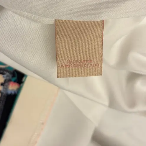 Champagne & Strawberry Floral Pencil Skirt Size Large Blue