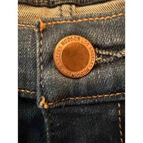 Hudson Women's Nico Skinny Jeans Blue Dark Wash Size 24 NWOT