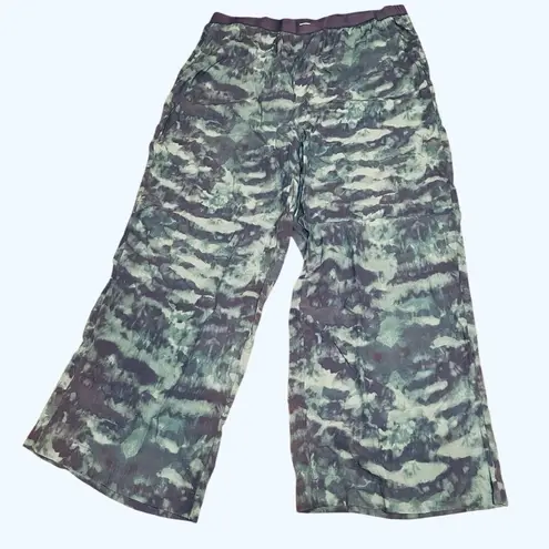 Soft Surroundings haute savoie tie dye full length wide leg resort pants, MP