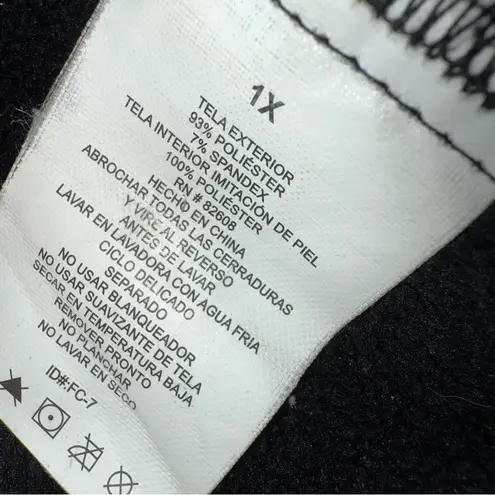 Free Country Women’s Charcoal Gray Softshell Jacket Faux Fur Lined Size 1X