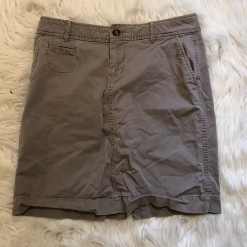 Old Navy  Chino Pencil Skirt Gray