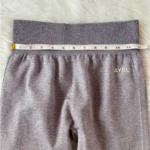 AYBL Pulse Seamless Purple Lilac Ombre Running Gym Workout Leggings Size Medium