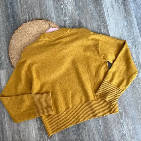 Faherty  Jackson Sweater mustard yellow