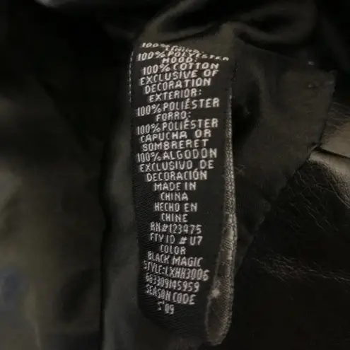 H.I.P. Y2K Vintage LL Cool J Jacket Rap Hop Rhinestones Classic Long Sleeve Faux 1X