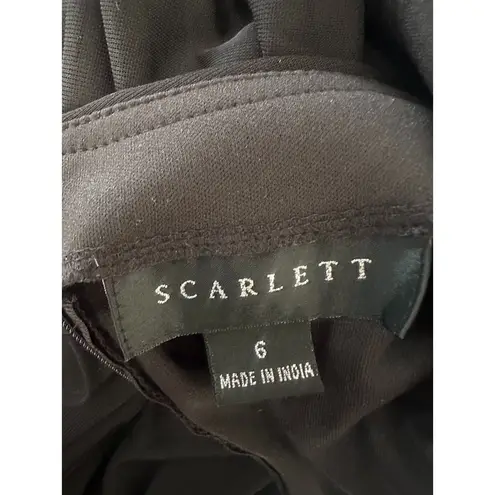 Scarlett Dark Romantic Witchy Whimsigoth Black Evening Formal Maxi Dress Size 6