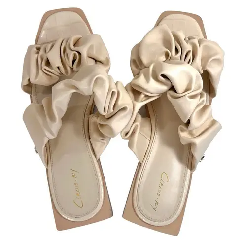 Circus by Sam Edelman Women's Iggy Ruched Slide Sandals