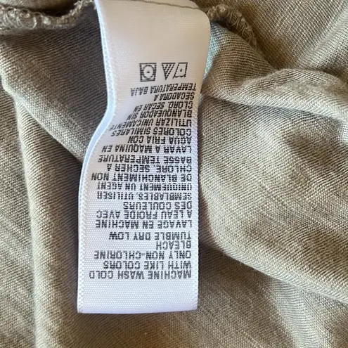 James Perse Standard Rolled Sleeve T-Shirt Dress Taupe Size 2 (M) NWT