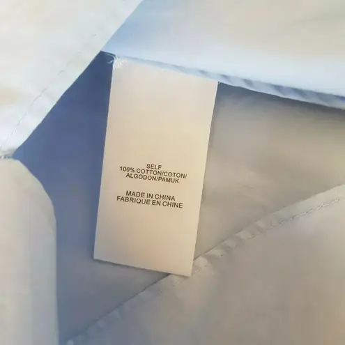 Tibi Blouse Size 0 Chambray Off Shoulder Bohowestern Rodeo Coastal Grandmacore