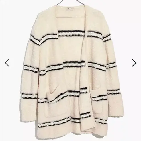 Madewell ✨ Striped Bouclé Cardigan Sweater✨