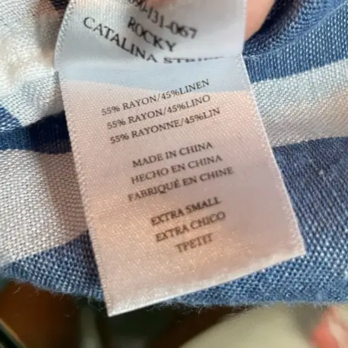 Rails Rocky Riviera Stripe Dress Blue White XS