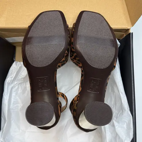 Naturalizer Women's Malia Block Heel Open Toe Platform Sandals- Cheetah- Size 7