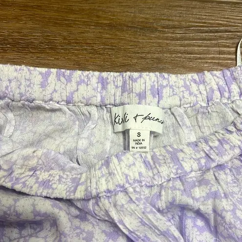 new size small beach cover up flowy pants withn slit down the sides