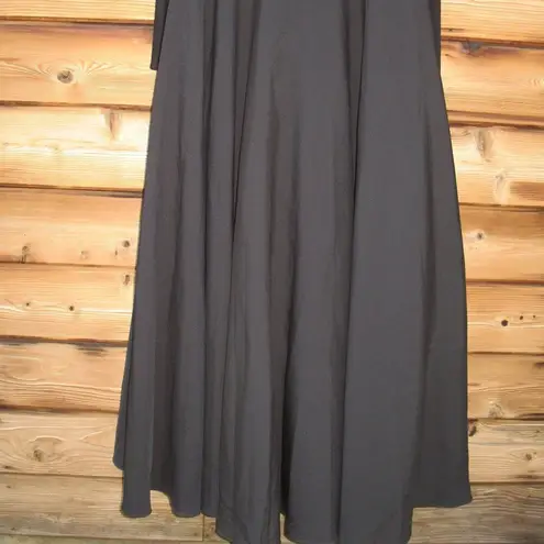 Mac Duggal 11832 Black Long Sleeve Taffeta 3D Flower Ball Gown Dress