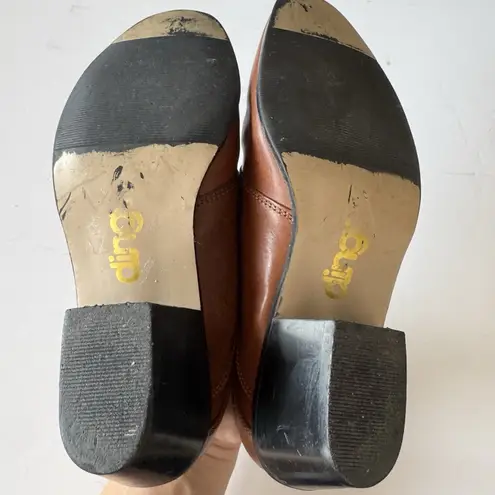 Dingo Shoes Ankle Boots Brown Leather Low Western Women's Size 6.5 Dan Post VTG