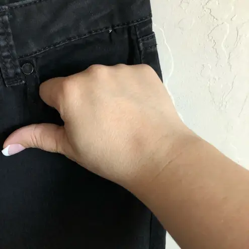 Liverpool Sadie Straight Faded Black Jeans