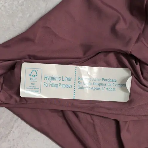 ANDIE The Snap Bottom Eco Nylon Cactus Flower Swimwear Bathing Suit Size S New