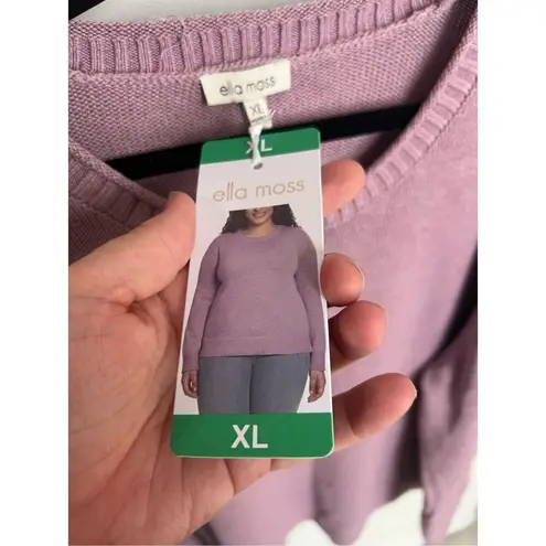 Ella Moss Purple Sweater Woman’s Size XL NEW