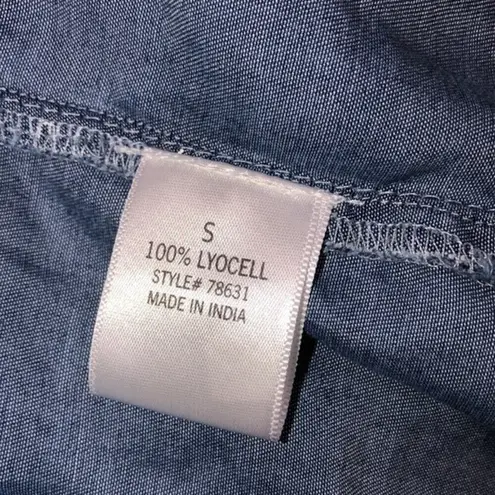 Harper Heritage size small chambray shirt dress