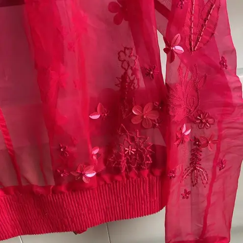 Elie Tahari 100% silk bomber jacket. Xs