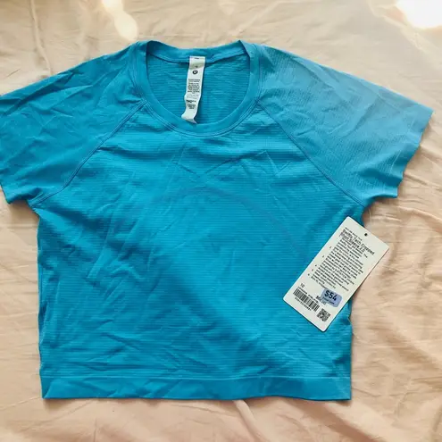 Lululemon NWT  Swiftly Tech Cropped Short-Sleeve
Shirt 2.0