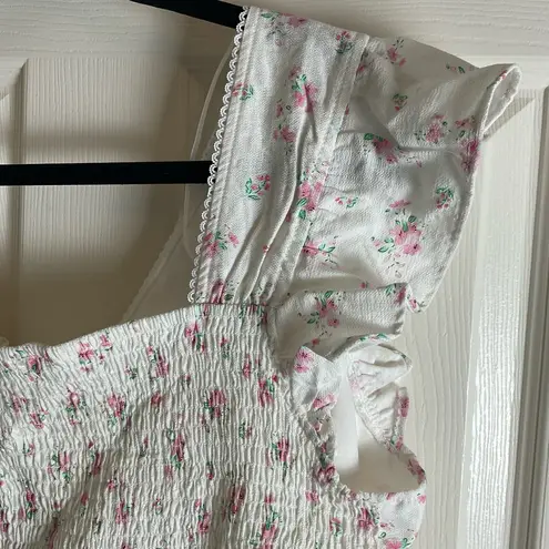 Floral White and Pink Women's Top Size 2XL
Mixed Threads