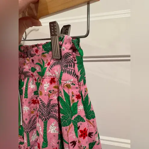 NEW! Boden Multi Tiered Crepe Skirt in Posy Pink, Oriental Palm Size 6R Pink