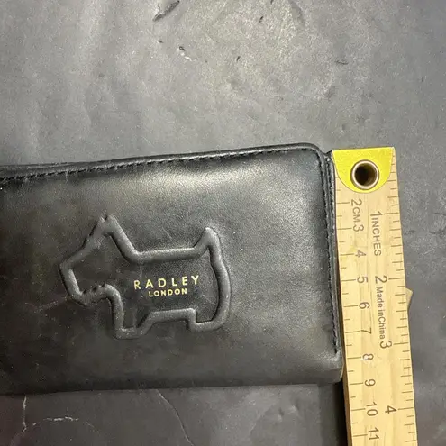 Radley London Black Multicolor Pastel Medium Designer Luxury Leather Wallet