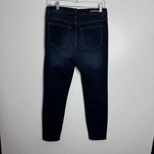 Soft Surroundings Soft Surrounding High Rise Skinny Jeans Dark Blue Wash 3EL83 Size 6 Petite