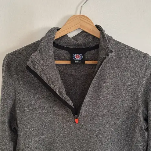 ICE WEAR HALF ZIP WOMENS FLEECE SWEATER EUC Gray