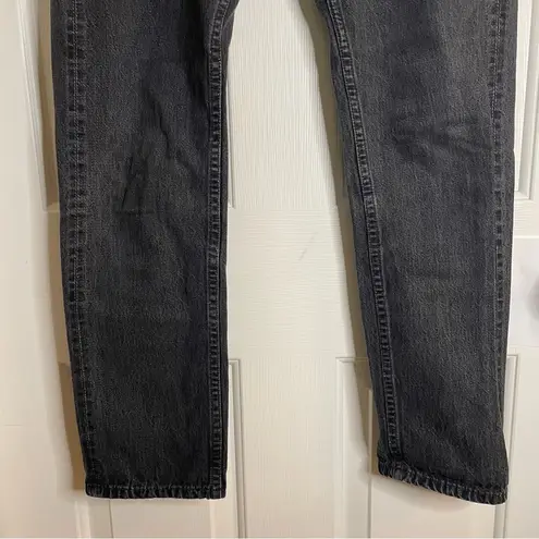 Billy Reid Black Straight Cut Straight Leg Button Fly Jeans Size 26 retro - Image 2