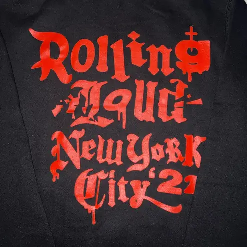 Rolling Loud Concrete Roses Hoodie NYC ‘22 Red