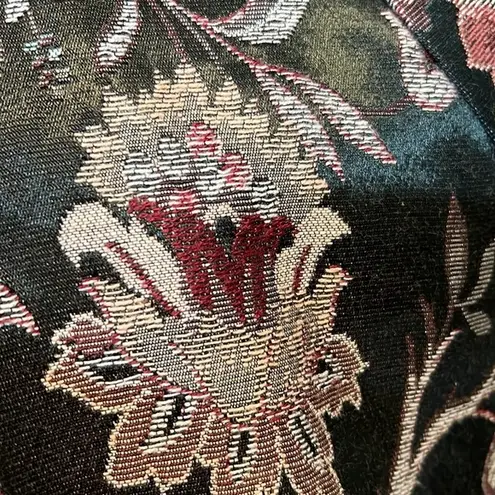 Jessica McClintock Jessica McClintock Black Floral Brocade Blazer Jacket Size 8