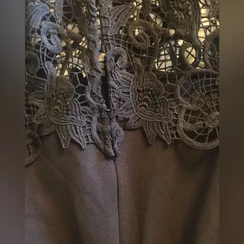 Vintage Lacey Black Pantsuit from Marina Women’s Size 10