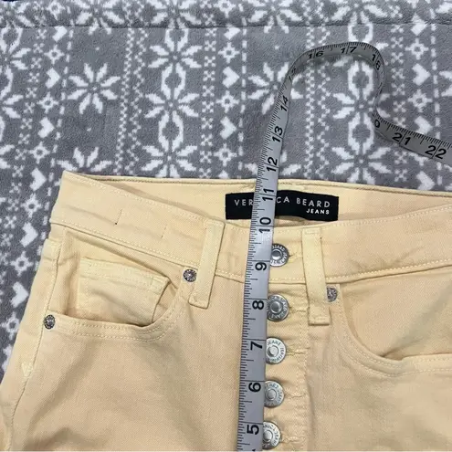 Veronica Beard New Maera High Rise Skinny Jeans In Mustard Size 24/00 Button Fly
