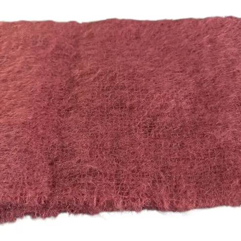 Vintage Burnt Orange Color Bloomingdale's Mohair & Wool Scarf Made in Scotland