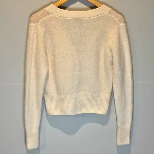 & Other Stories & Other Stories Playful Strawberry Buttoned Cream Cropped Cardigan Sweater - XS