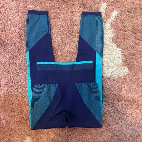 Victoria's Secret Pink Victoria’s Secret Cool & Comfy Leggings Blue/Navy Womens Size Small