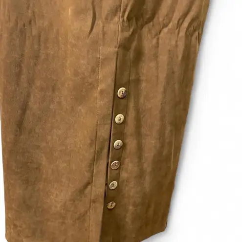 Connected Apparel Vintage Brown Pencil Skirt